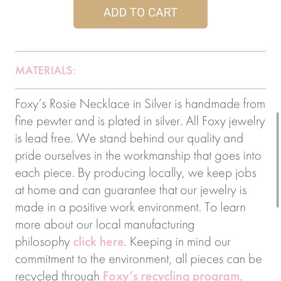 COPY - Foxy Originals Solstice Collection Heart Necklace - Picture 4 of 7